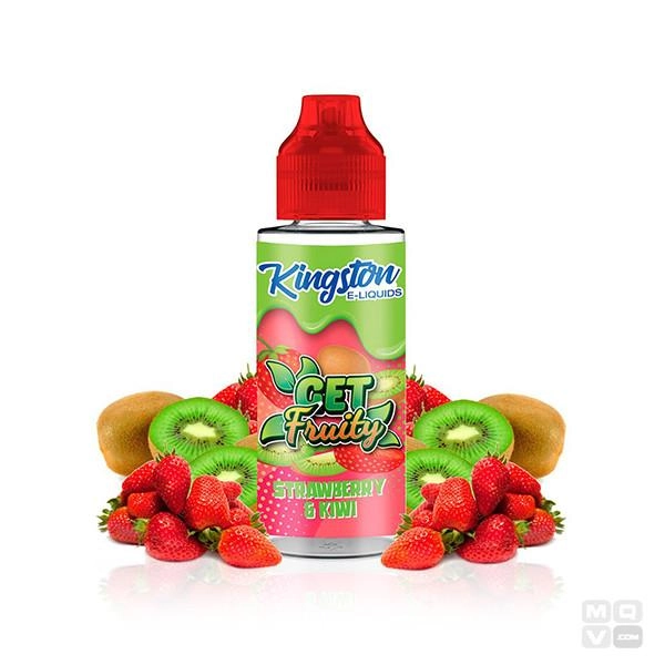 STRAWBERRY KIWI KINGSTON GET FRUITY 100ML VAPE E LIQUID