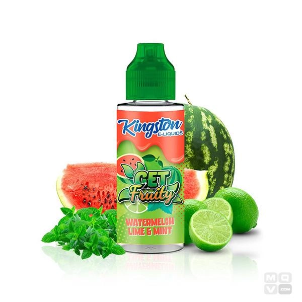 E LIQUID WATERMELON LIME MINT KINGSTON GET FRUITY 100ML