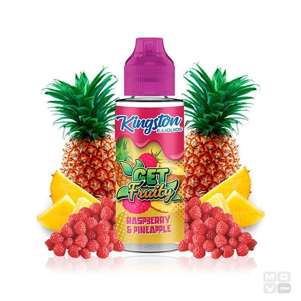 RASPBERRY PINEAPPLE KINGSTON GET FRUITY 100ML VAPE E LIQUID