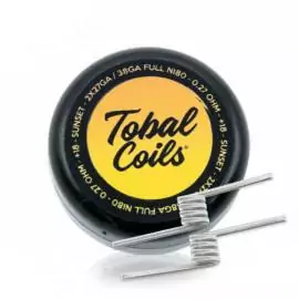 HANDMADE COIL TOBAL COILS SUNSET 0.27 OHM VAPE