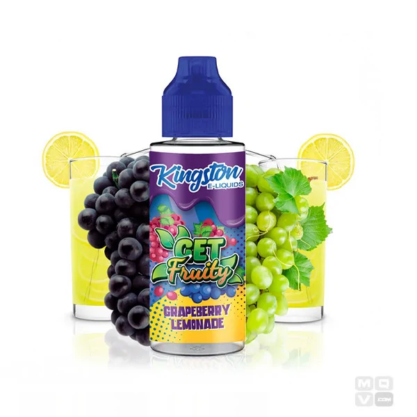 GRAPEBERRY LEMONADE KINGSTON GET FRUITY 100ML VAPE E LIQUID