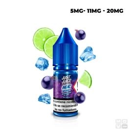 BLACKCURRANT LIME ICE NIC SALT JUST JUICE 10ML VAPE