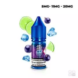 BLACKCURRANT LIME ICE NIC SALT JUST JUICE 10ML