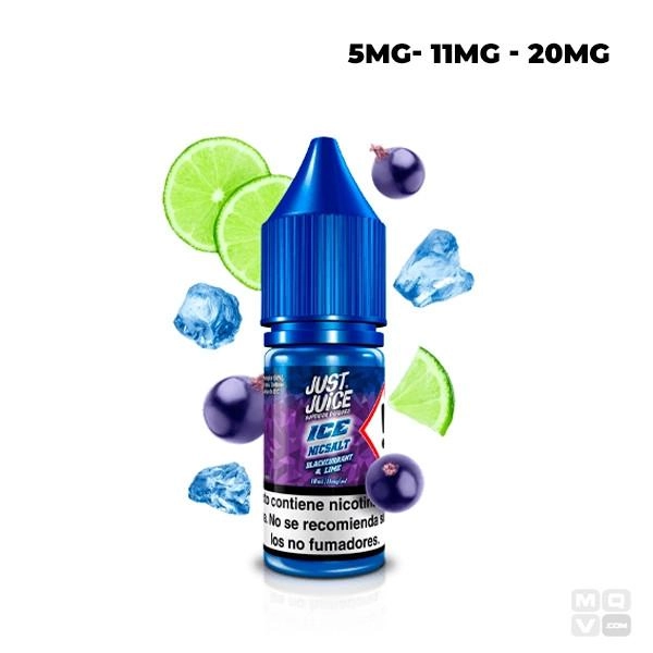 BLACKCURRANT NIC SALT JUST JUICE ICE 10ML VAPE