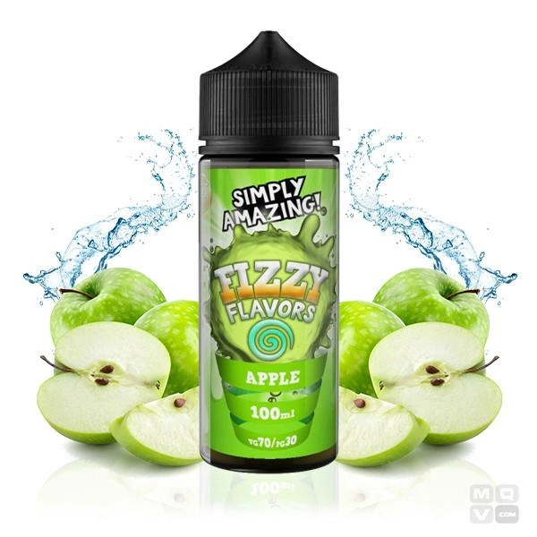 E LIQUID FIZZY FLAVORS APPLE ELIQUID 100ML VAPE