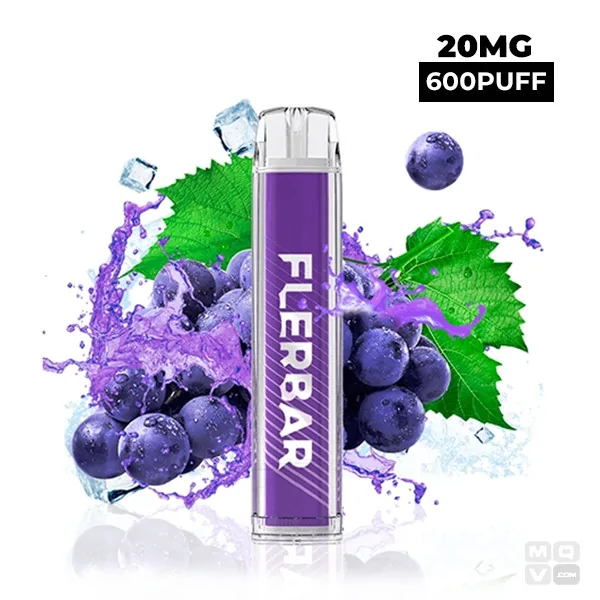 POD DESECHABLE FLERBAR GRAPE 20MG