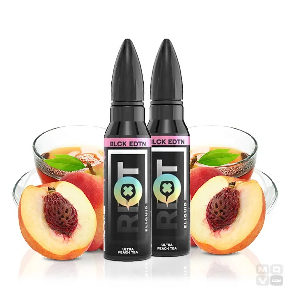 ELIQUID ULTRA PEACH TEA RIOT SQUAD 50ML 2 PACK