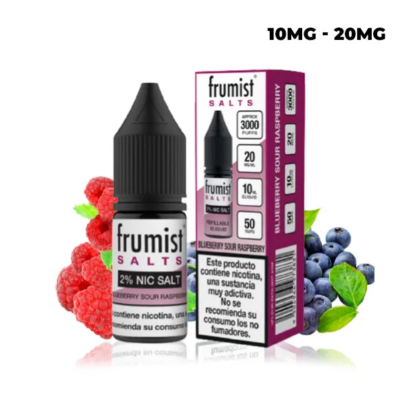 BLUEBERRY SOUR RASPBERRY FRUMIST SALTS 10ML VAPE