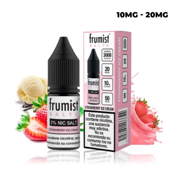 STRAWBERRY ICE CREAM FRUMIST SALTS 10ML VAPE