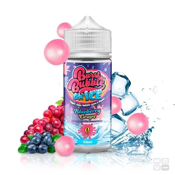 BLUEBERRY GRAPE BUBBLEGUM BURST MY BUBBLE ON ICE 100ML