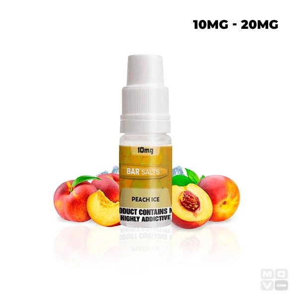 PEACH ICE BAR NIC SALTS 10ML VAPE