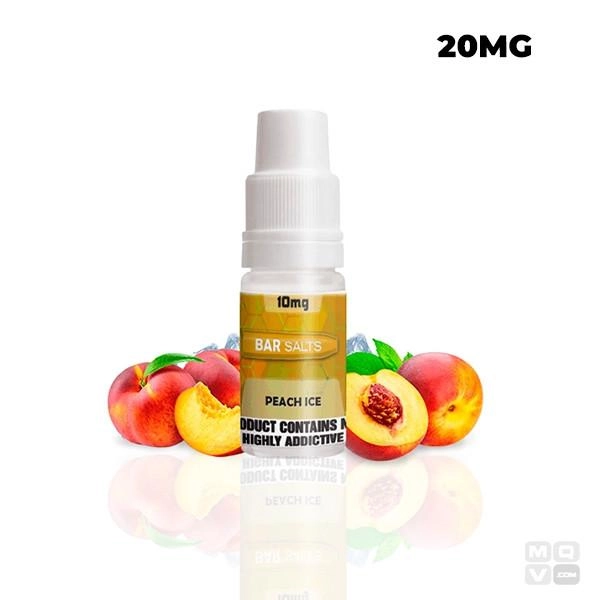 PEACH ICE BAR NIC SALTS 10ML VAPE