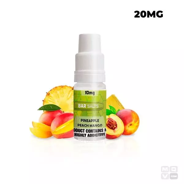 PINEAPPLE PEACH MANGO BAR NIC SALTS 10ML VAPE