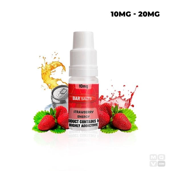 STRAWBERRY ENERGY BAR NIC SALTS 10ML VAPE