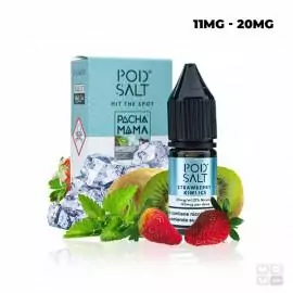 STRAWBERRY KIWI ICE PACHAMAMA POD SALT TPD 10ML VAPE