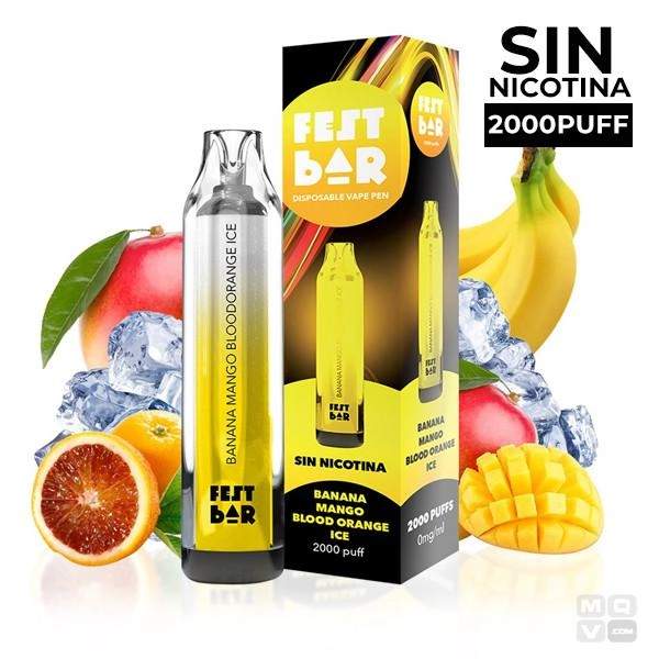 FEST BAR BANANA MANGO BLOODORANGE ICE DISPOSABLE POD VAPE