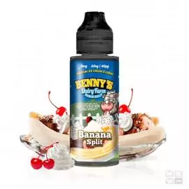 BENNYS DAIRY FARM BANANA SPLIT ELIQUID 100ML VAPE