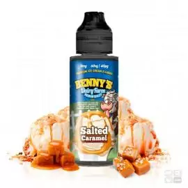 BENNYS DAIRY FARM SALTED CARAMEL ELIQUID 100ML VAPE