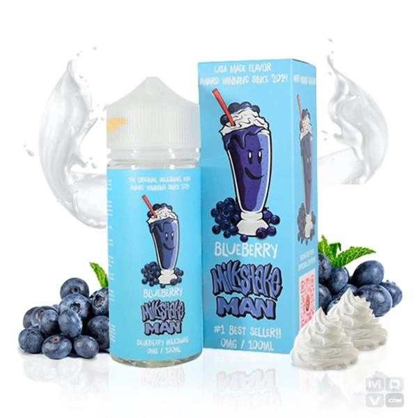 ELIQUIDS MILKSHAKE MAN BLUEBERRY 100ML VAPE