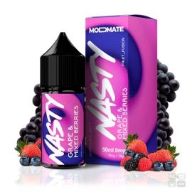 ELIQUID GRAPE MIXED BERRIES NASTY JUICE MOD MATE 50ML