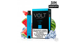 DISPOSABLE POD WITHOUT NICOTINE VOLT POCKET LUSH ICE 600 PUFFS VAPE