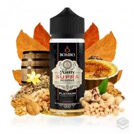 ELIQUID NUTTY SUPRA RESERVE BOMBO PLATINUM TOBACCOS 100ML VAPE