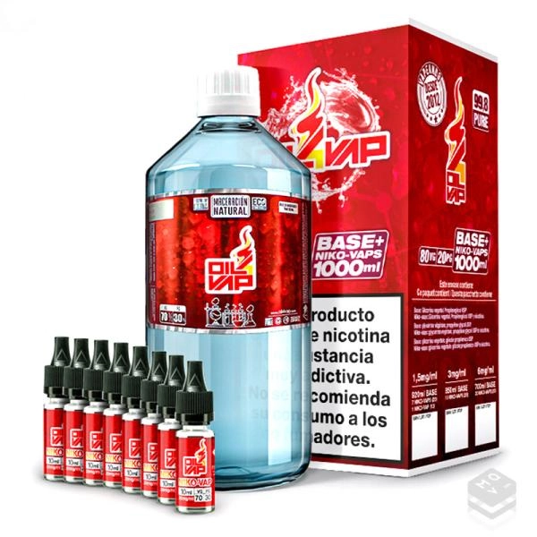 PACK BASE OIL4VAP TPD 1L 30PG/70VG 1.5MG VAPE