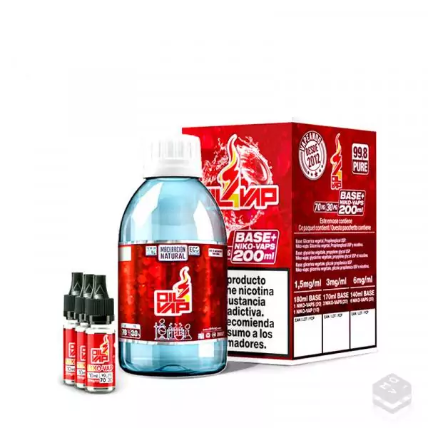 PACK BASE OIL4VAP TPD 200ML 30PG/70VG 3MG