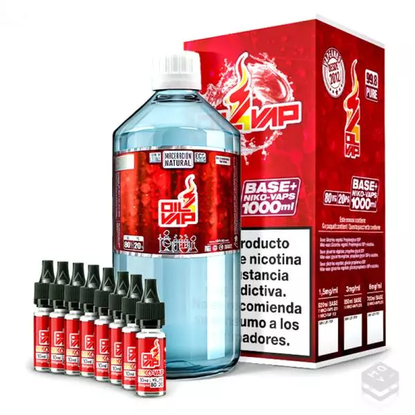 PACK BASE OIL4VAP TPD 1L 20PG/80VG 1.5MG