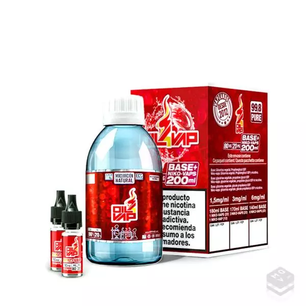 PACK BASE OIL4VAP TPD 200ML 20PG/80VG 1.5MG