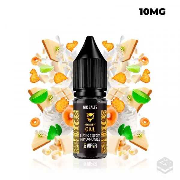 LIME CREAM DINOCOOKIES GOLDEN OWL VIPER SALT 10ML