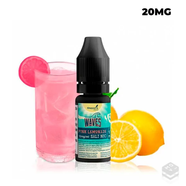 SALES DE NICOTINA WAVES PINK LEMONADE OMERTA 10ML