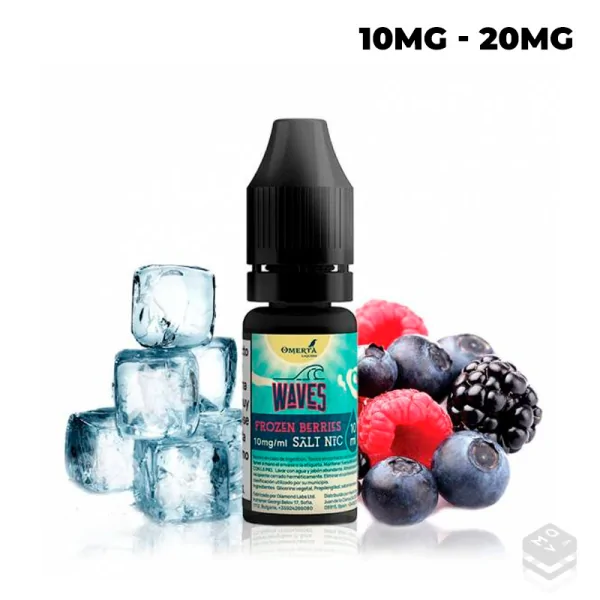 SALES DE NICOTINA WAVES FROZEN BERRIES OMERTA 10ML