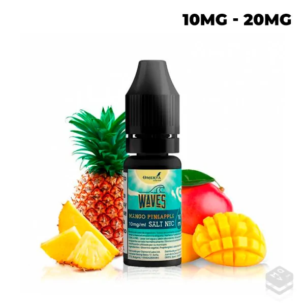 SALES DE NICOTINA WAVES MANGO PINE APPLE OMERTA 10ML