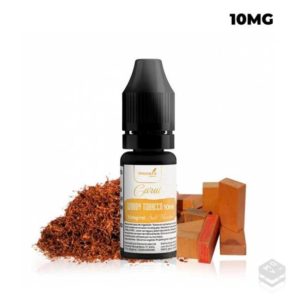 SALES DE NICOTINA CARAT WOODY TOBACCO OMERTA 10ML