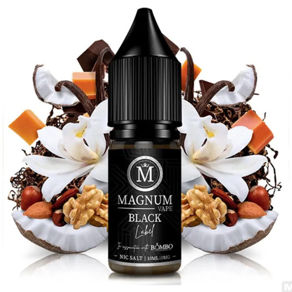 1 x MUESTRA MAGNUM VAPE BLACK LABEL 10ML NICOTINE SALTS