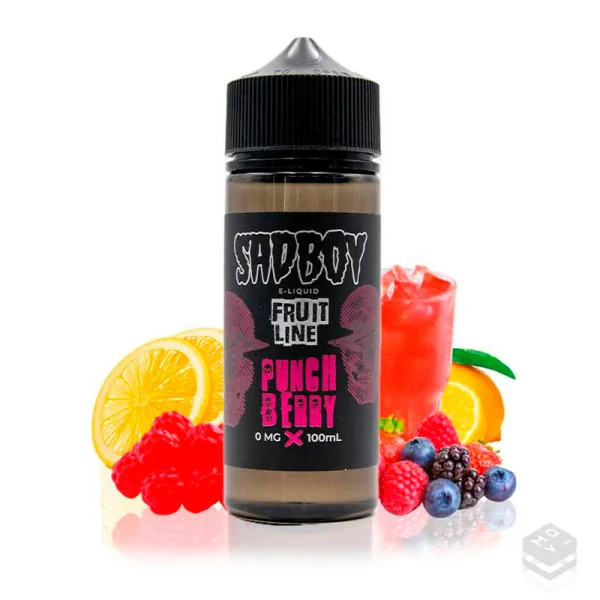 PUNCH BERRY BLOOD SADBOY E-LIQUIDS TPD 100ML 0MG