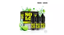 3 X 10ML SALES DE NICOTINA BOMBO ELIQUIDS SOLO SALTS LIME SODA