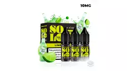 3 X 10ML NICOTINE SALT BOMBO ELIQUIDS SOLO SALTS LIME SODA