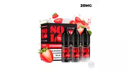 3 X 10ML NICOTINE SALT BOMBO ELIQUIDS SOLO SALTS STRAWBERRY CREAM