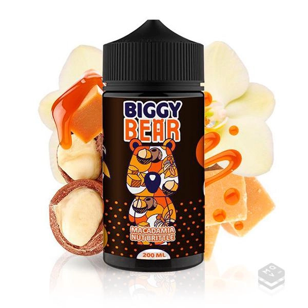 MACADAMIA NUT BRITTLE BIGGY BEAR 200ML VAPE