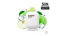 DISPOSABLE POD WHITOUT NICOTINE BAYMAX FLERBAR APPLE ICE 12ML