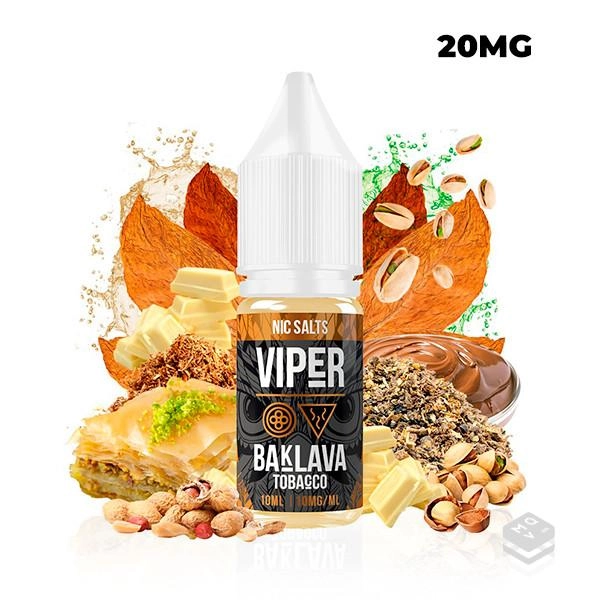 BAKLAVA TOBACCO BY VIPER SALT 10ML