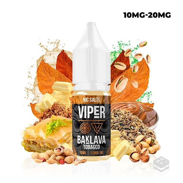 BAKLAVA TOBACCO BY VIPER SALT 10ML