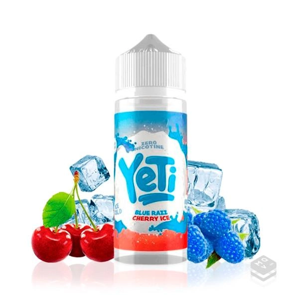 BLUE RAZZ CHERRY ICE YETI ELIQUIDS 100ML VAPE