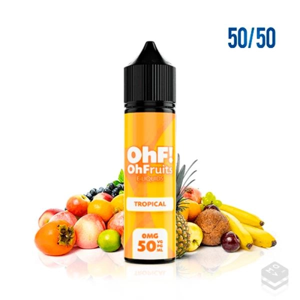 ELIQUID OHF FRUIT 50/50 TROPICAL 50ML VAPE