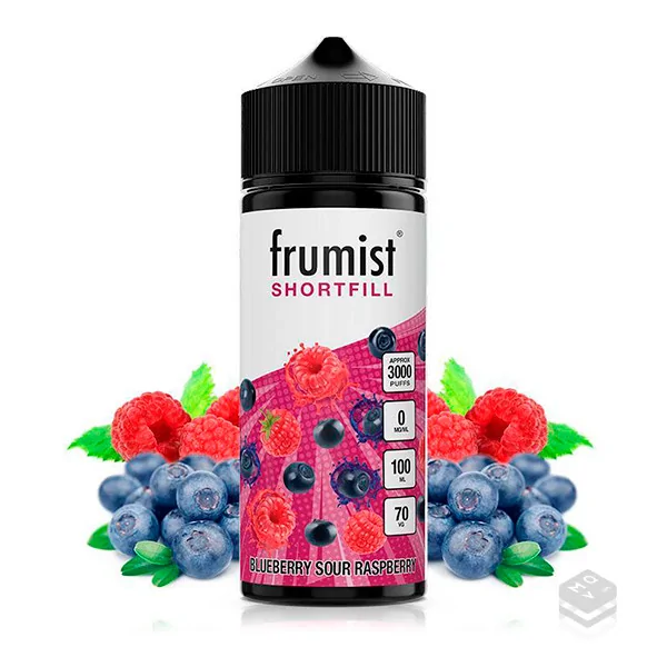 ELIQUID BLUEBERRY SOUR RAPSBERRY 100ML FRUMIST