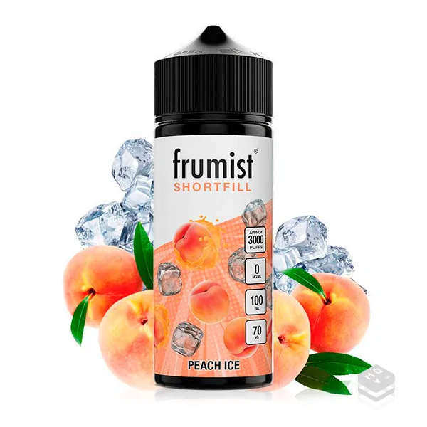 ELIQUID PEACH ICE 100ML FRUMIST