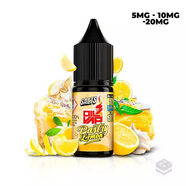 SALES DE NICOTINA PASTRY LEMON OIL4VAP SALTS 10ML