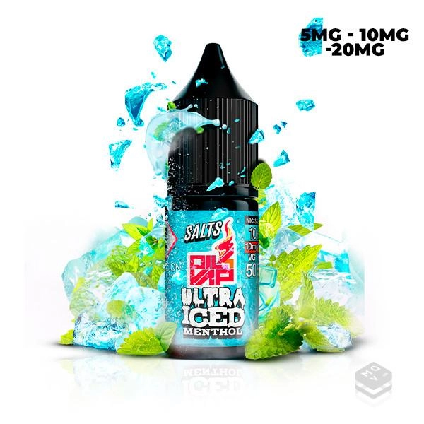 ULTRA ICE MENTHOL OIL4VAP SALTS 10ML VAPE NICOTINE SALTS